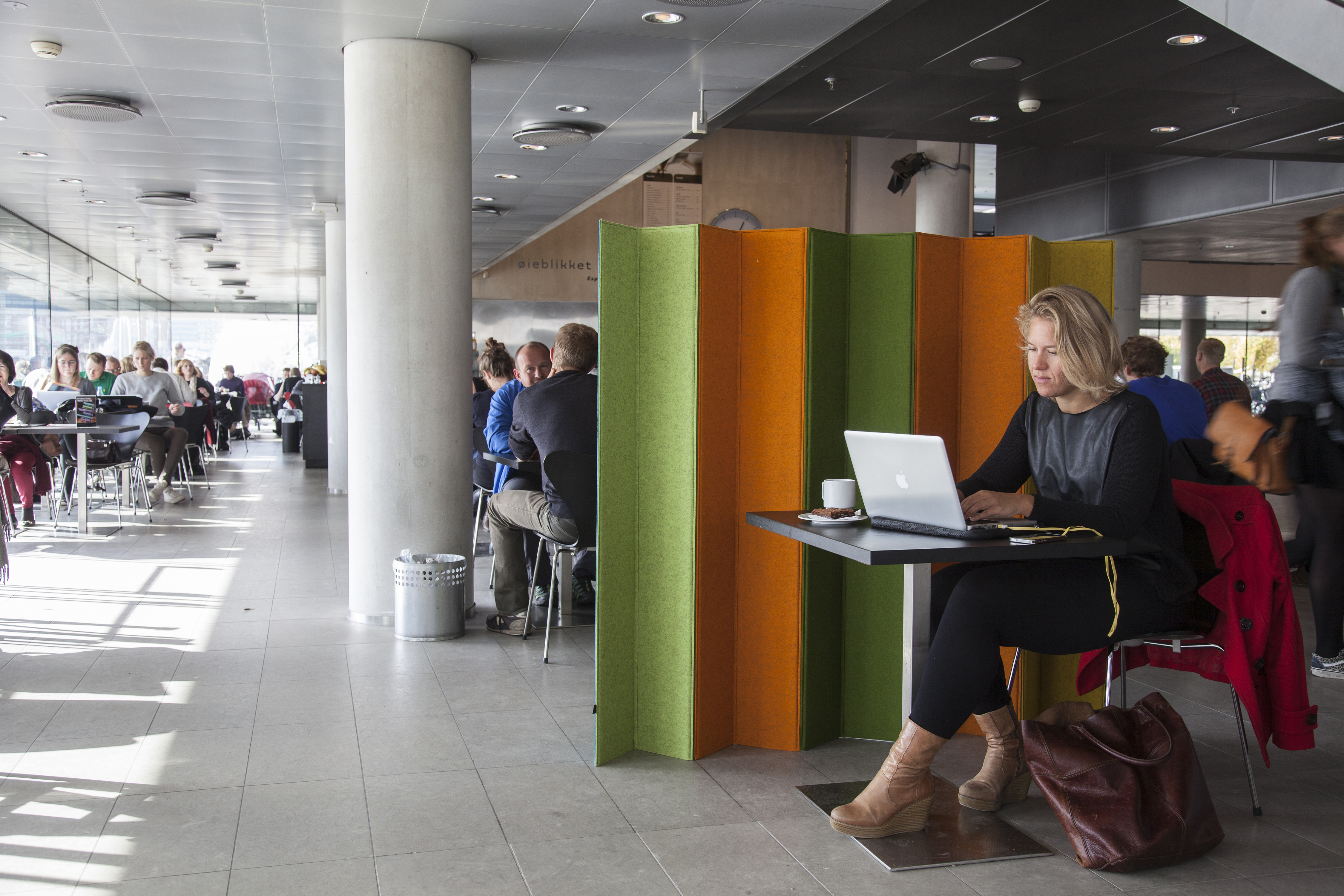 MixMax gulvskærm i filt 150 cm høj